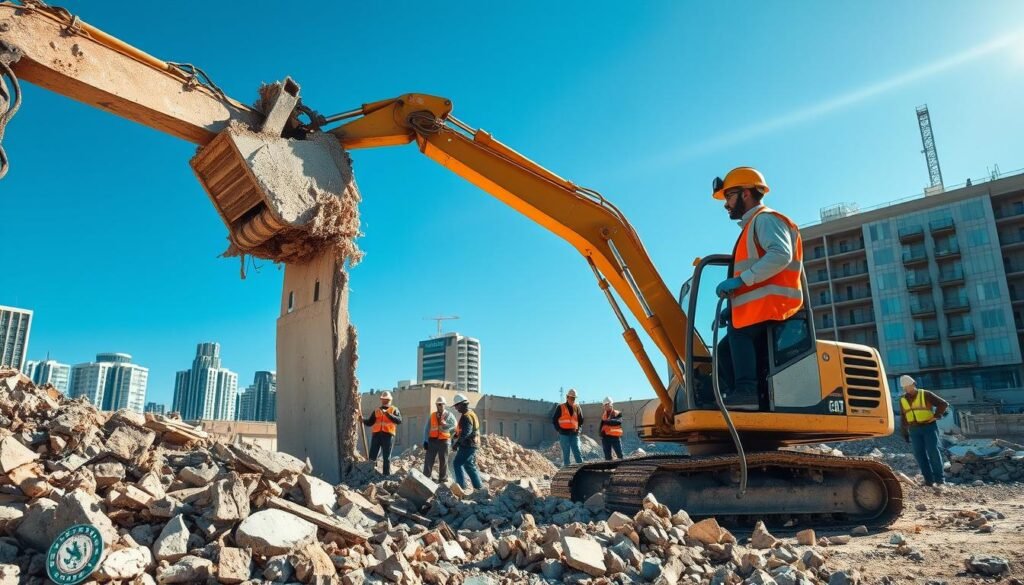 démolition professionnelle